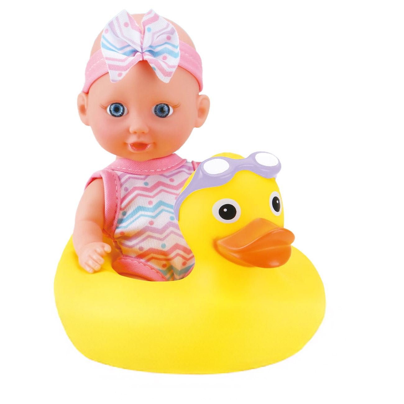 Кукла Бебе за Водни Игри – С Пояс Жълто Пате
