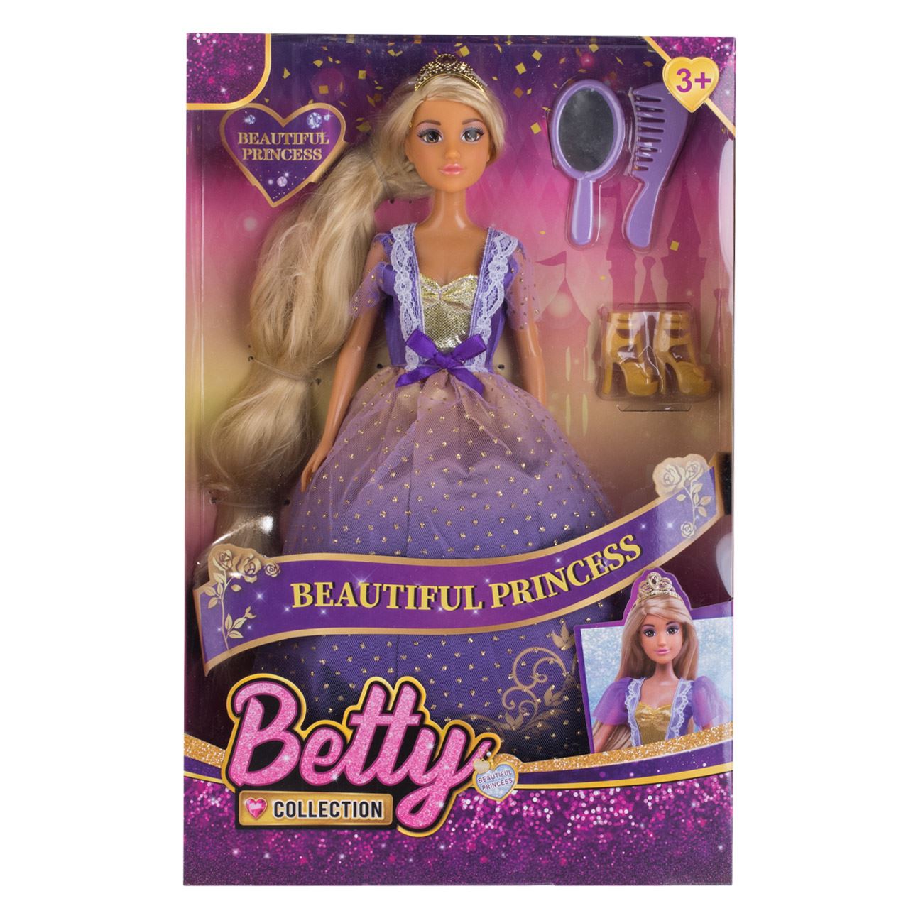 Кукла Принцеса в лилава рокля Betty