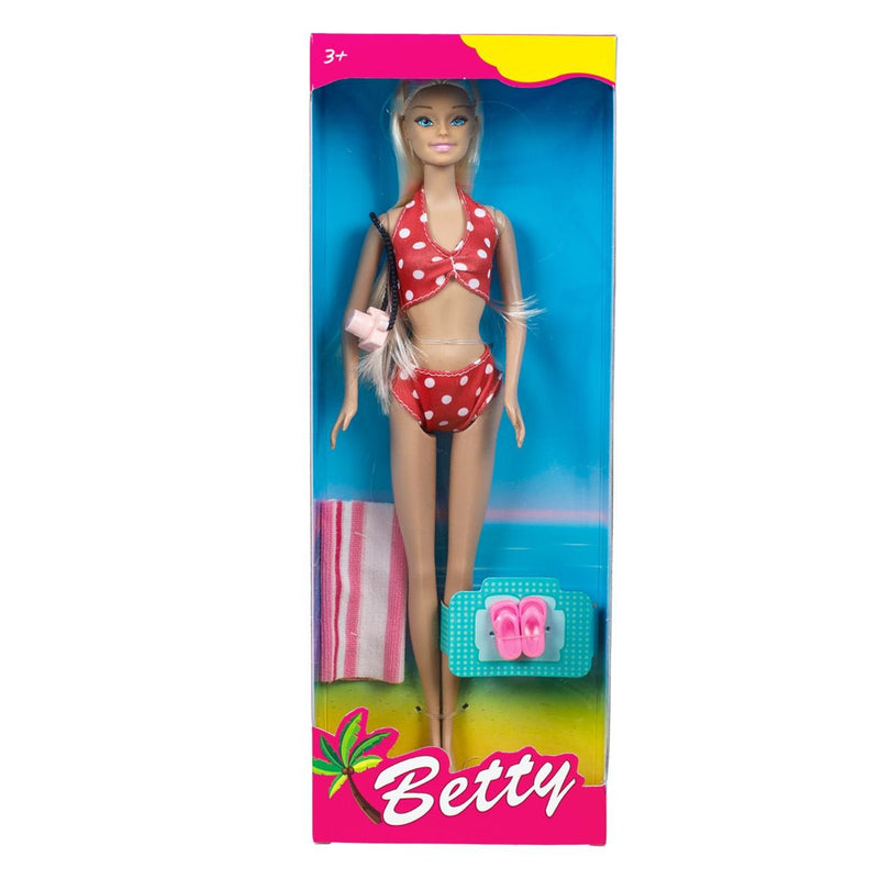 Кукла с бански, кърпа и джапанки Betty