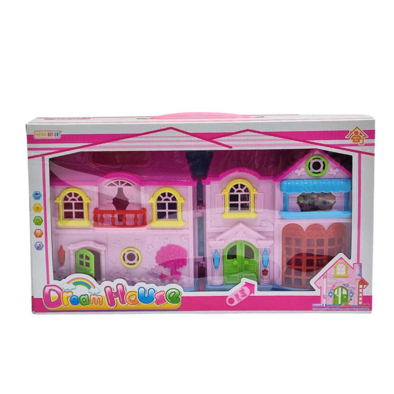 Къща Dream House с кукли, кученце и светлини