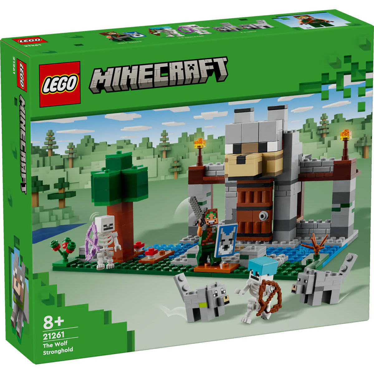 LEGO 21261 Вълчата крепост Minecraft