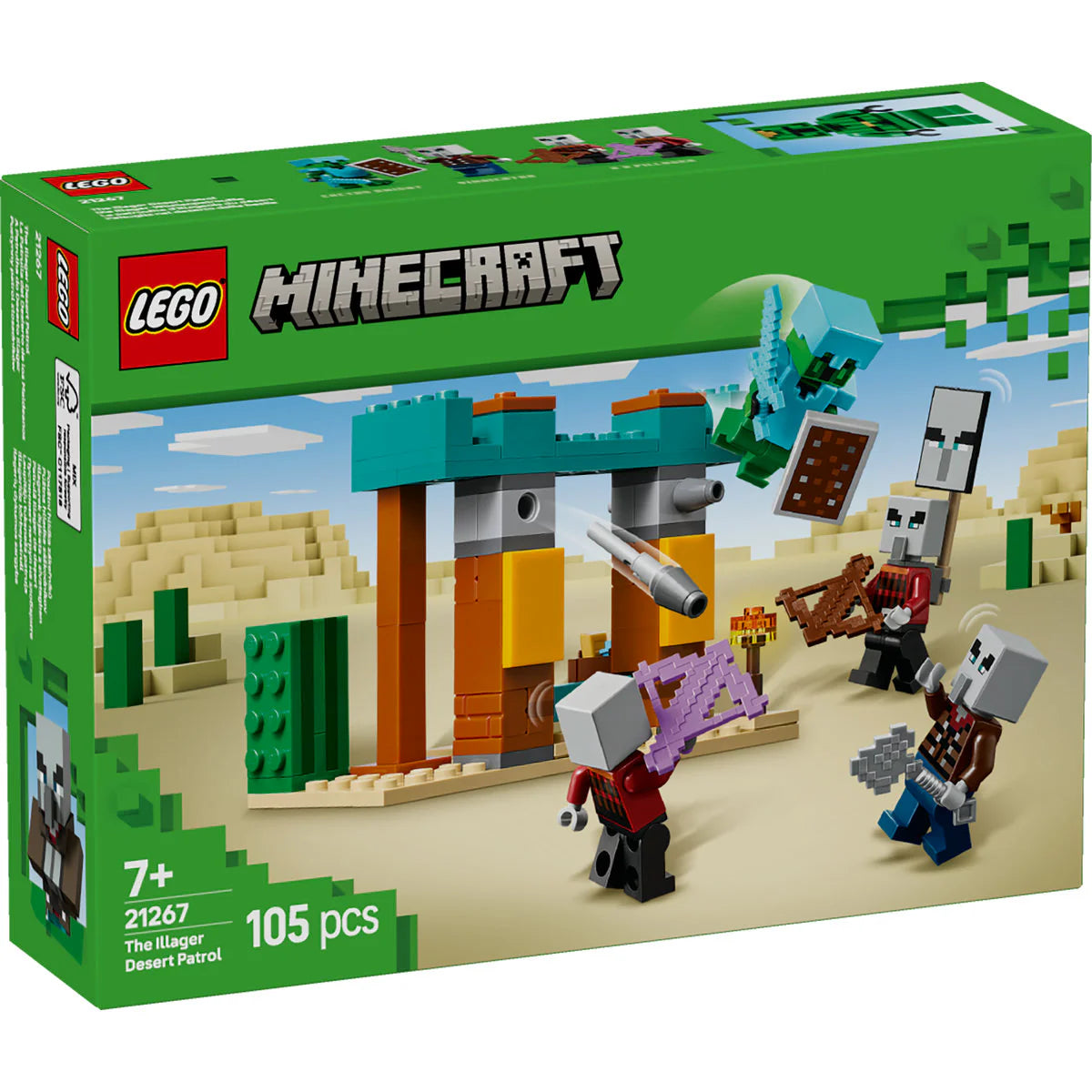 LEGO 21267 Пустинен патрул Minecraft