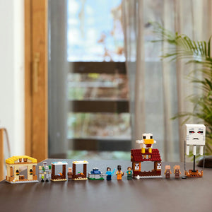 LEGO 21273 Нападението на огнения призрак-балон в селото