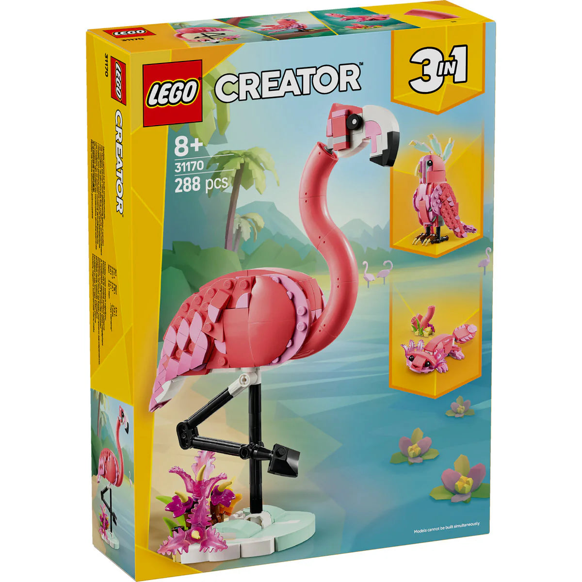LEGO 31170 Розово фламинго Creator 3в1