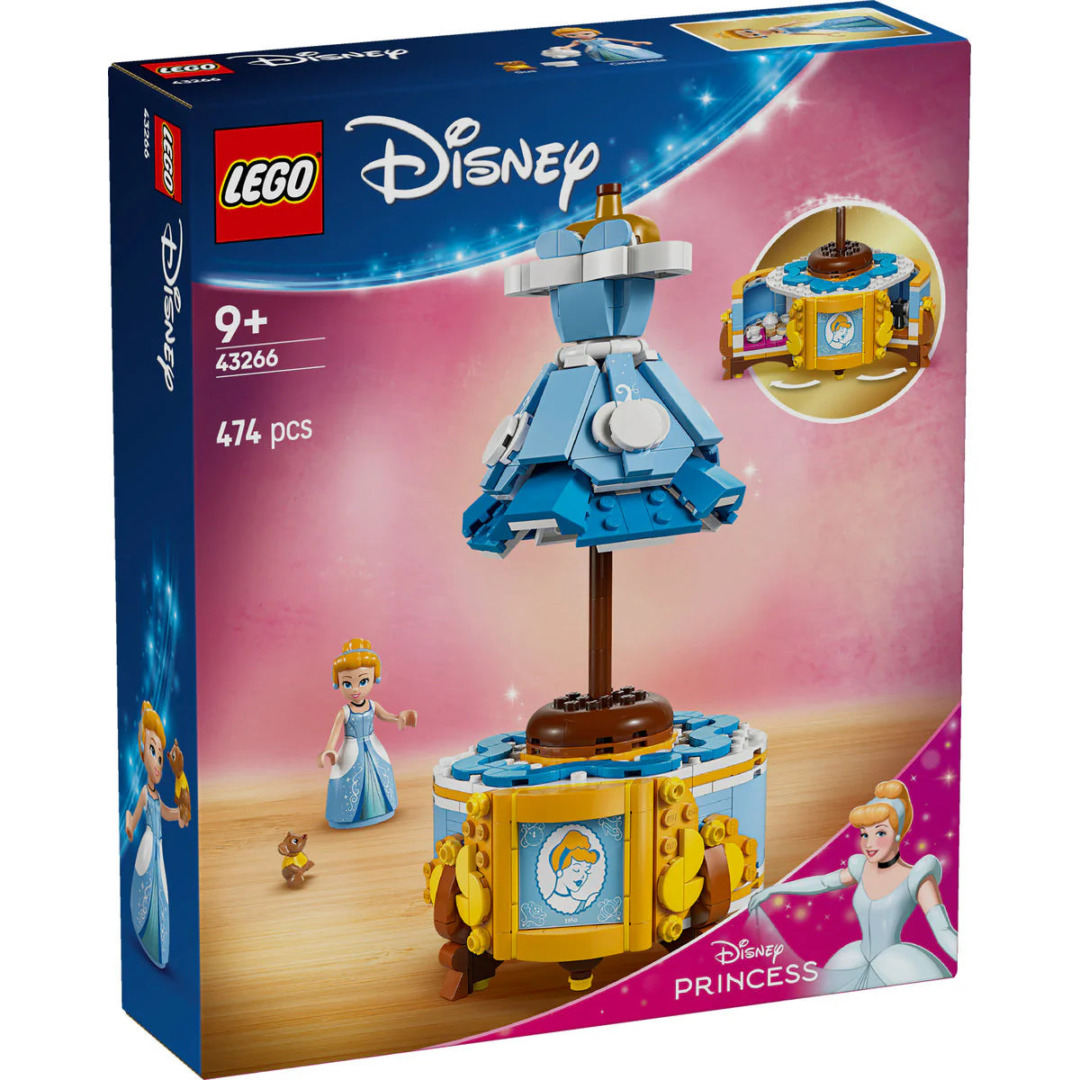 LEGO 43266 Роклята на Пепеляшка – Disney Princess