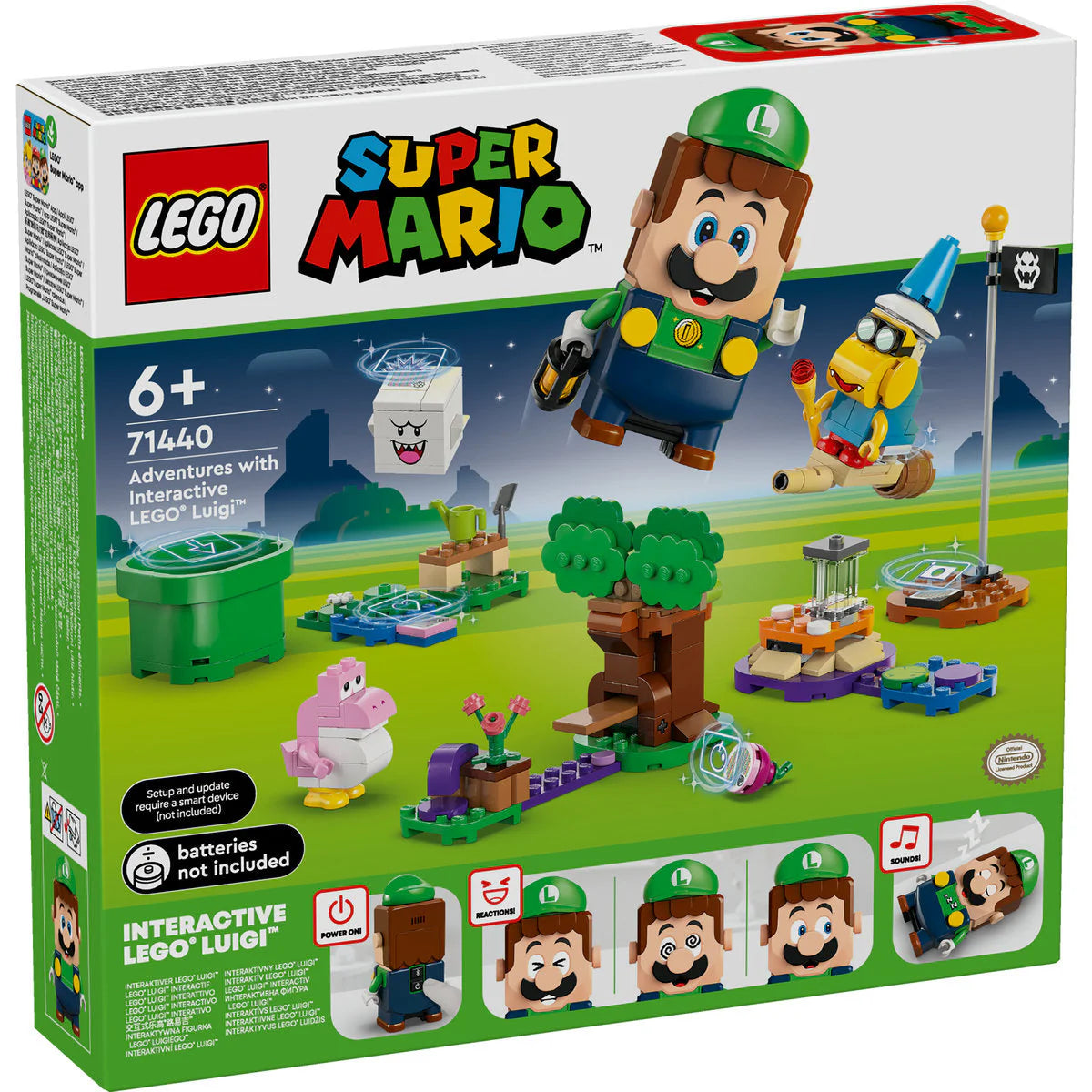 LEGO 71440 Приключения с Luigi интерактивен