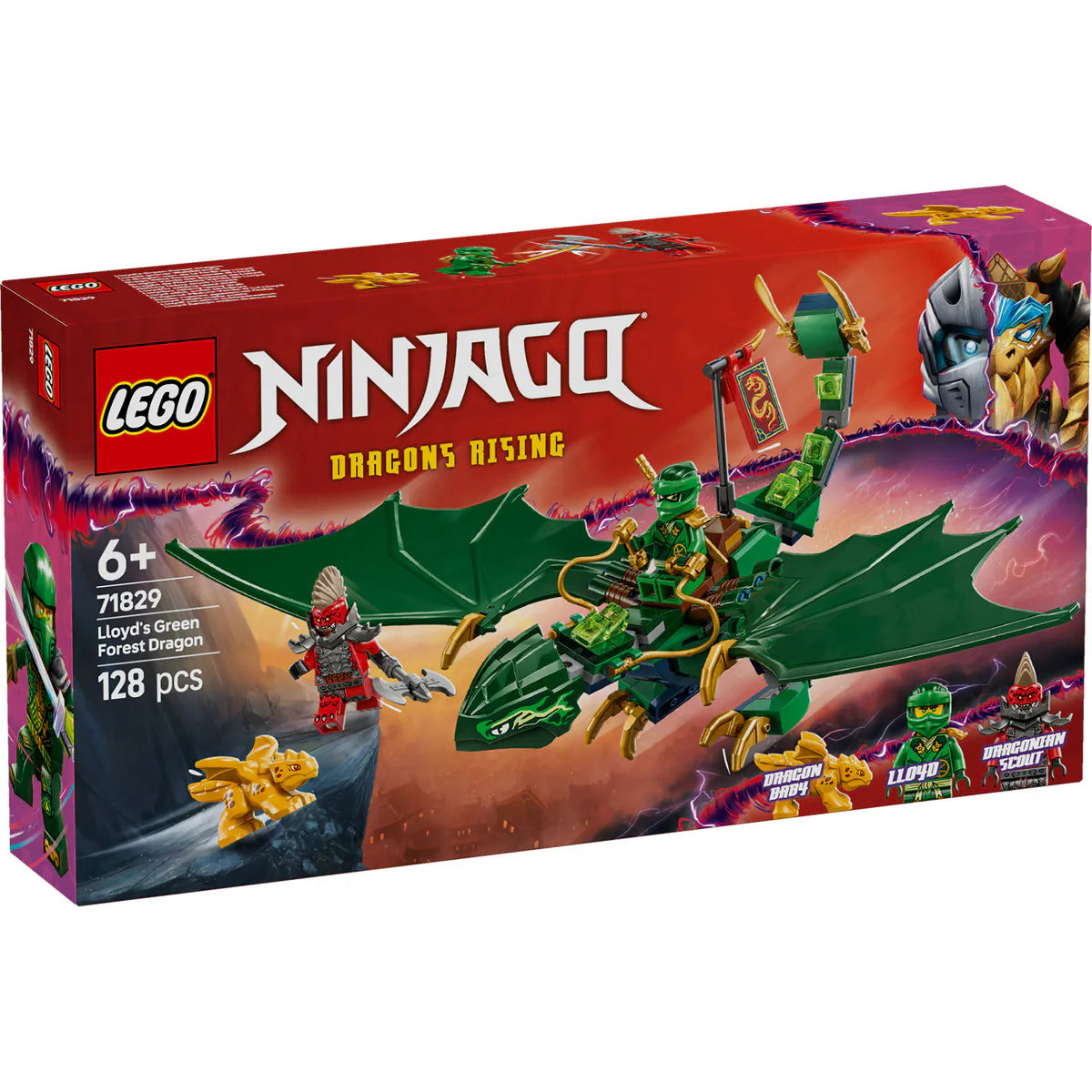 LEGO 71829 Зелен горски дракон