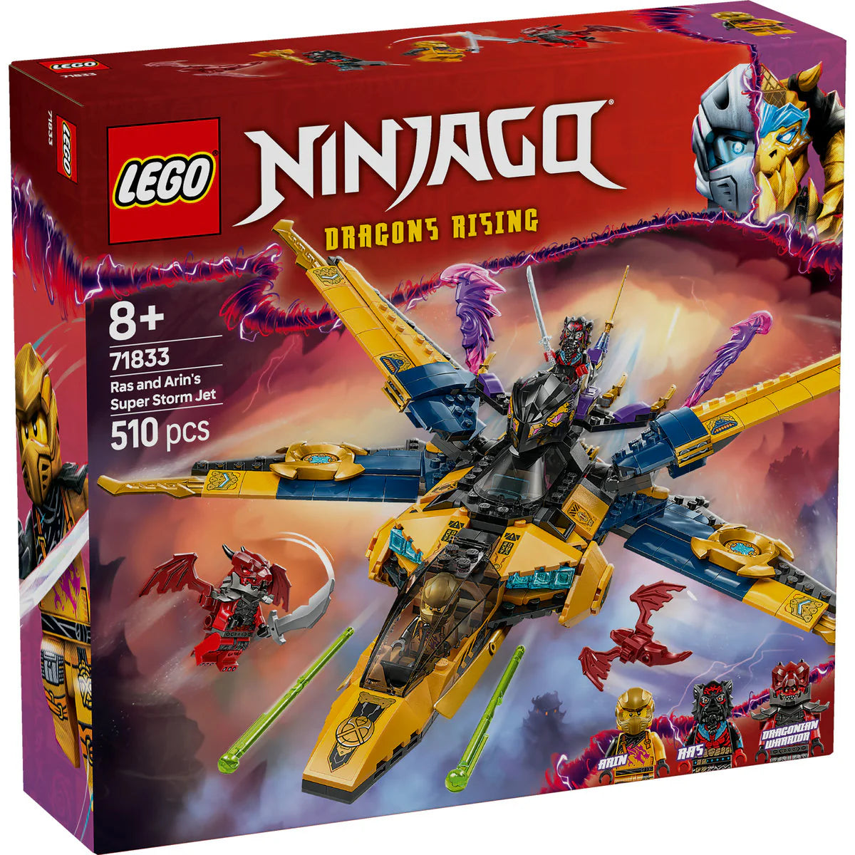 LEGO 71833 Супер буреносен джет на Рас и Арин