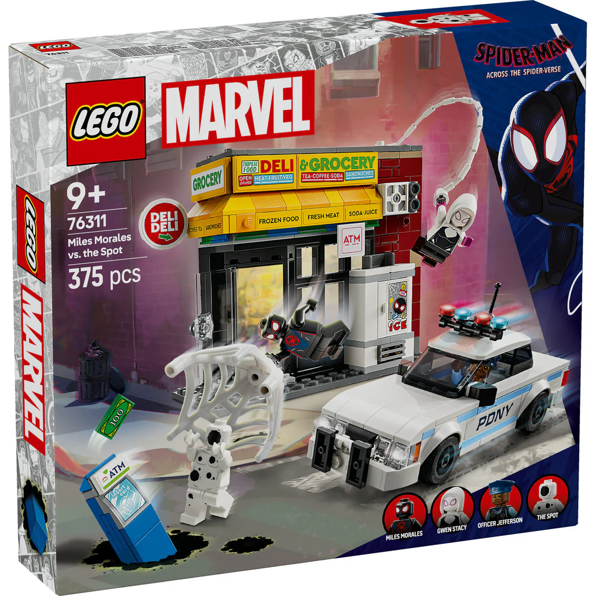 LEGO 76311 Майлс Моралес срещу Петното