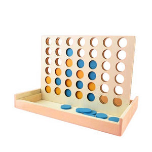 Логическа дървена игра с пулове, за деца 25 см