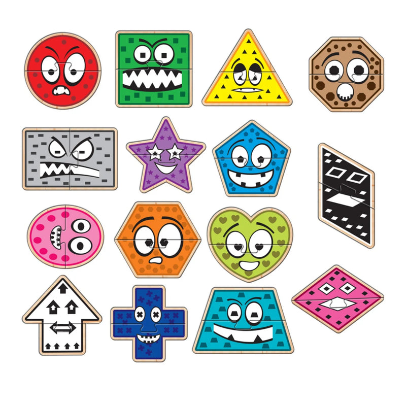 Говорещ пъзел Геометрични фигури Maxi Jagu