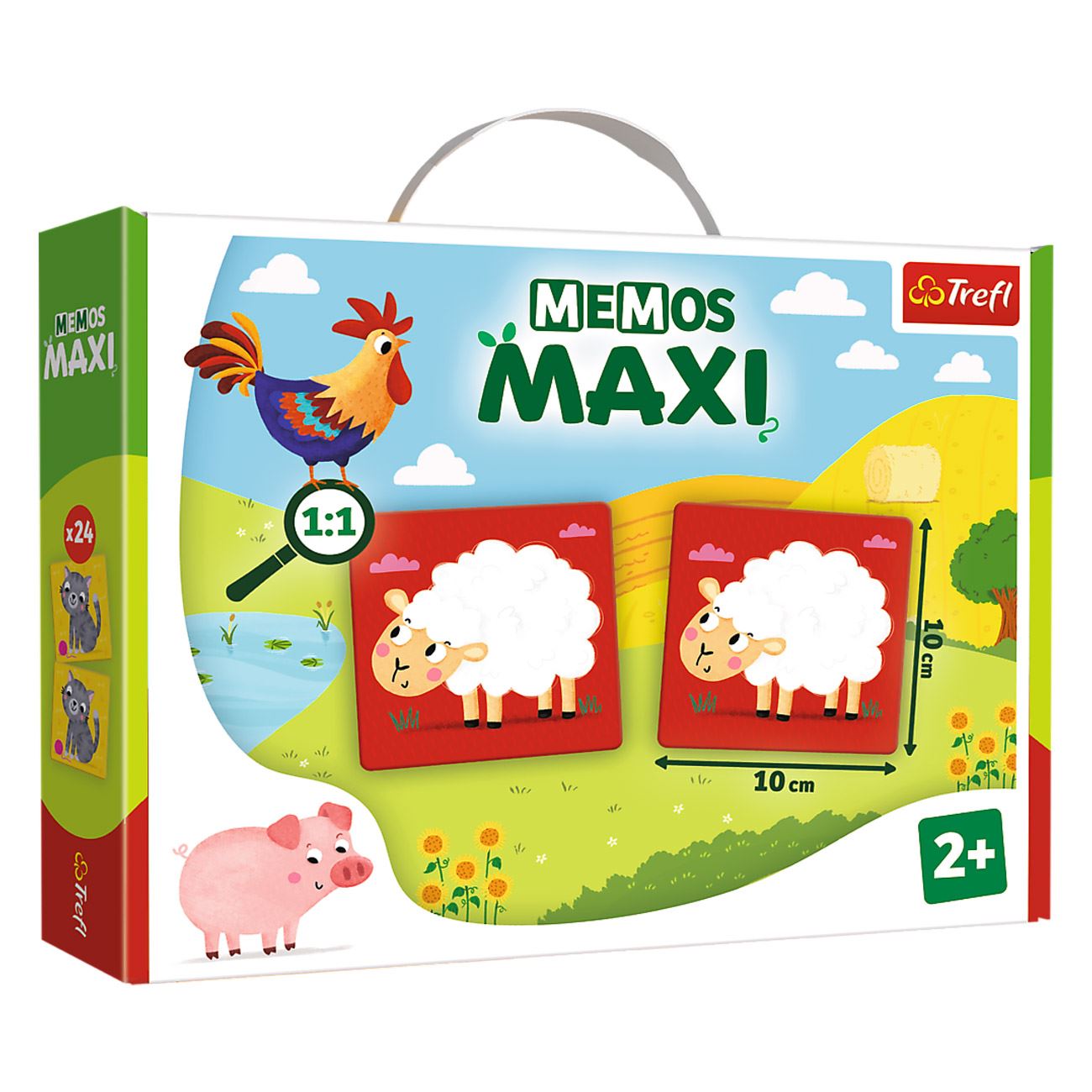 Настолна игра MEMOS MAXI – Селскостопански животни | Trefl