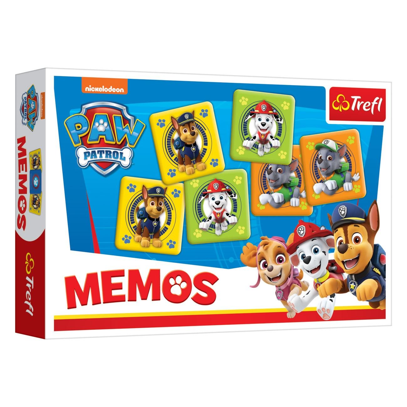 Настолна игра Paw Patrol MEMOS – забавна игра за памет от Trefl