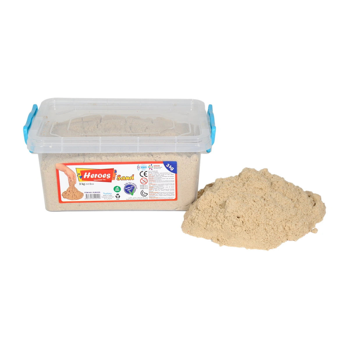 Натурален кинетичен пясък 3 кг Heroes