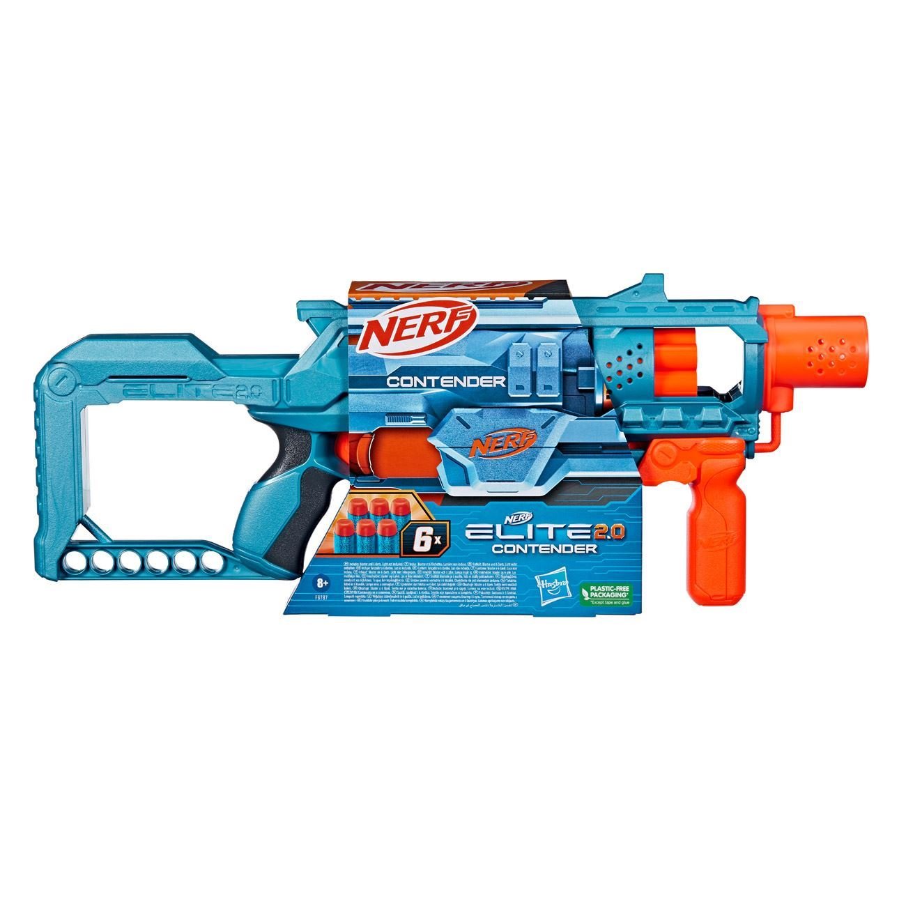 NERF Elite 2.0 Contender – Бластер с 6 стрели