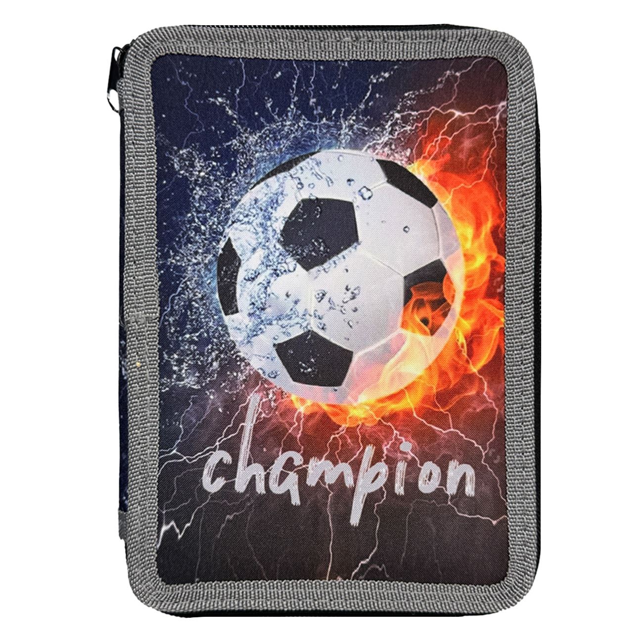 Двоен несесер Champion с футболна топка – пълен комплект