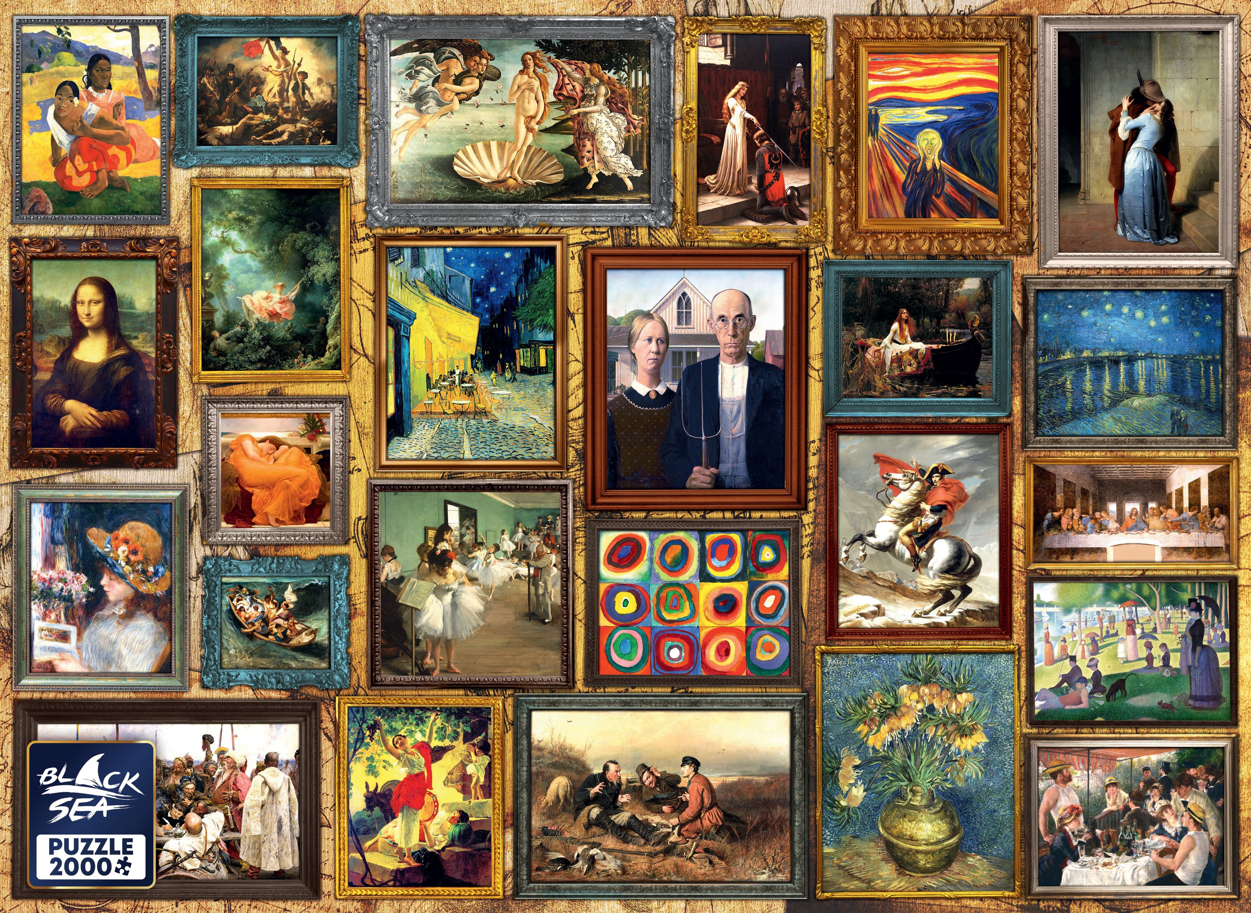 Пъзел Black Sea от 2000 части - Най-великите картини на света