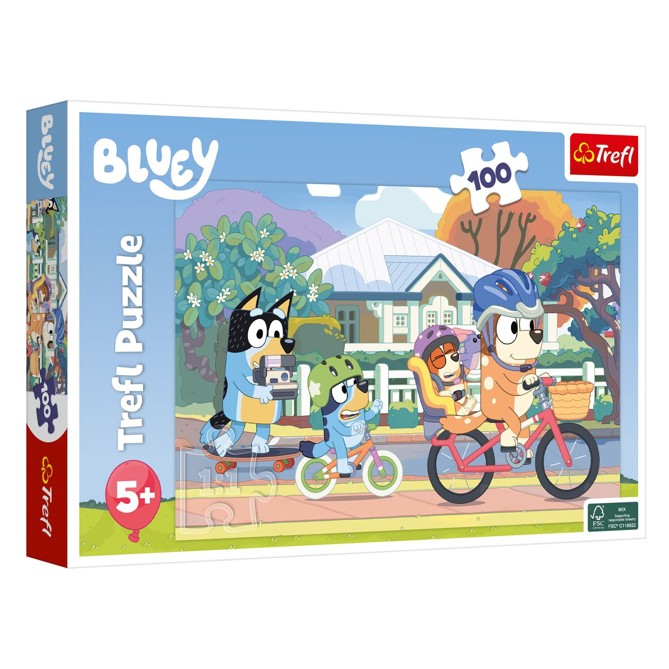 Пъзел Bluey 100 части Trefl