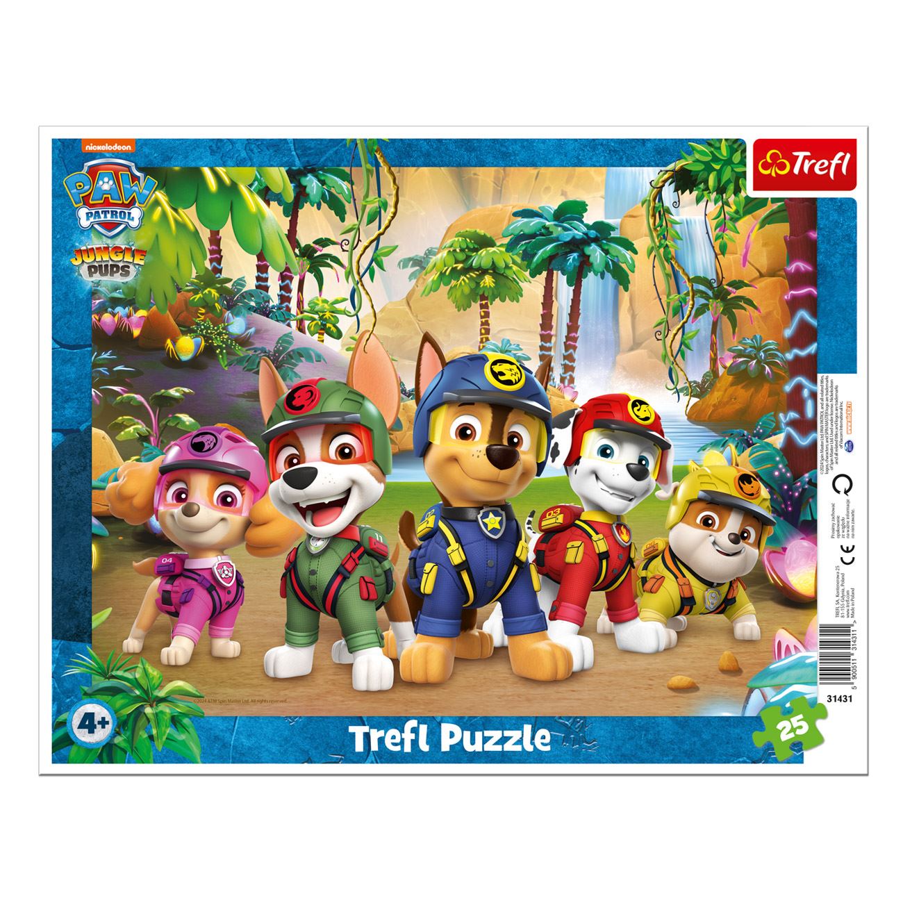 Пъзел Paw Patrol – 25 части Trefl | Детски пъзел с героите