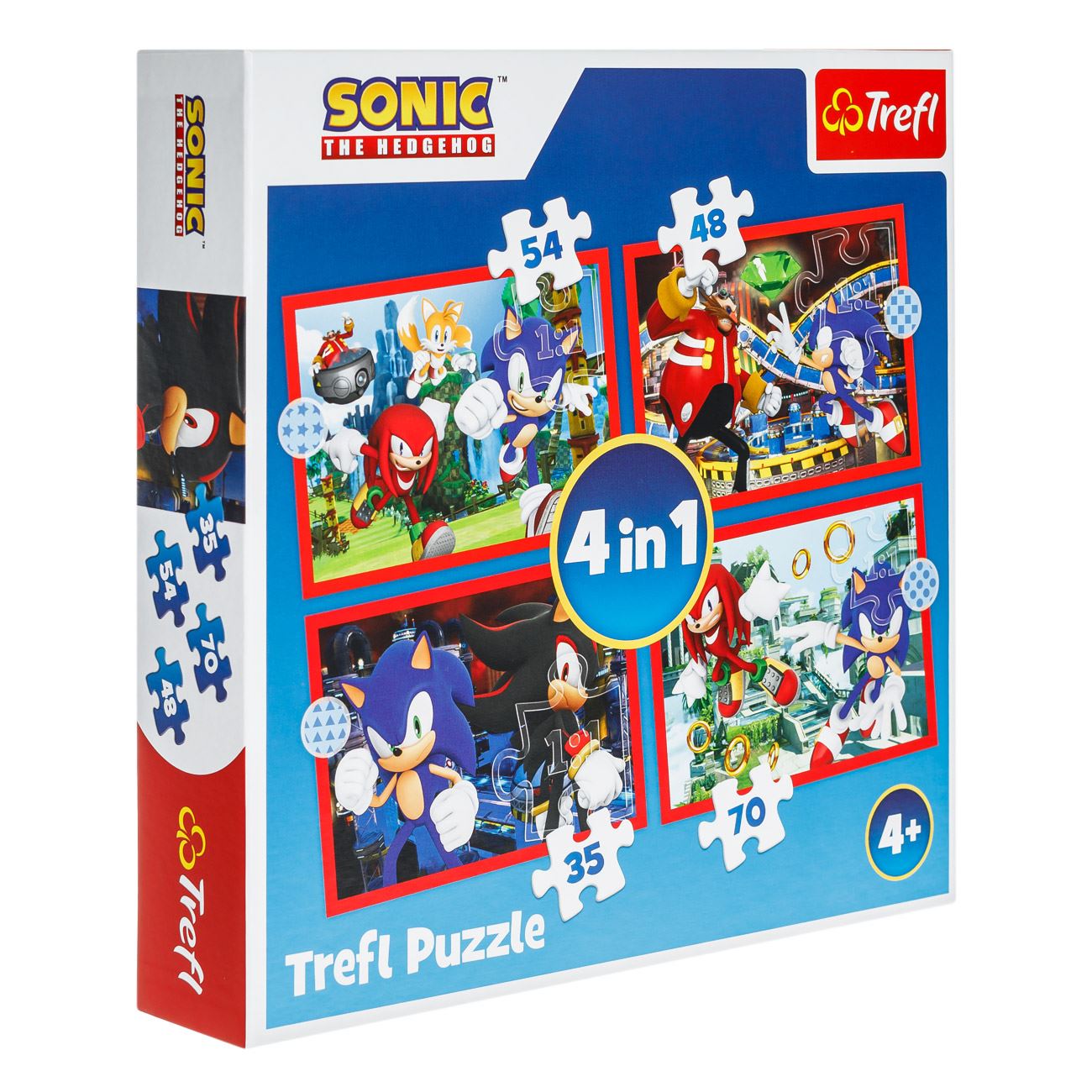 Пъзел Sonic 4 в 1 – 35, 48, 54 и 70 части Trefl