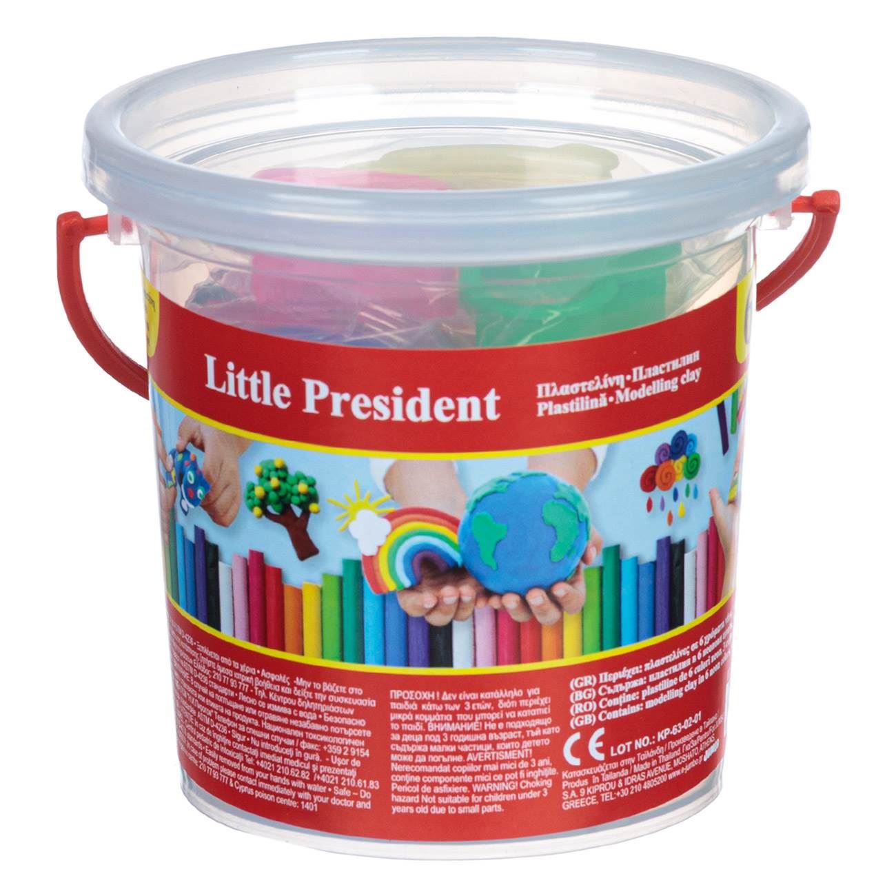 Кофичка с пластилин Little President – 6 цвята