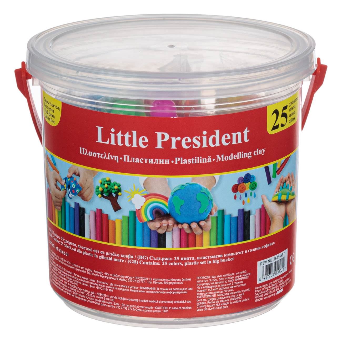 Кофичка с пластилин Little President – 25 цвята