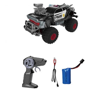 Полицейски офроуд джип с дистанционно 1:14 със звуци