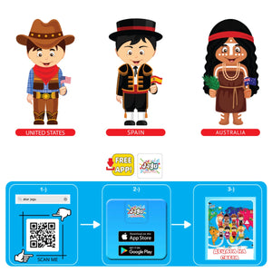 Говорещ пъзел Децата на света Maxi Jagu