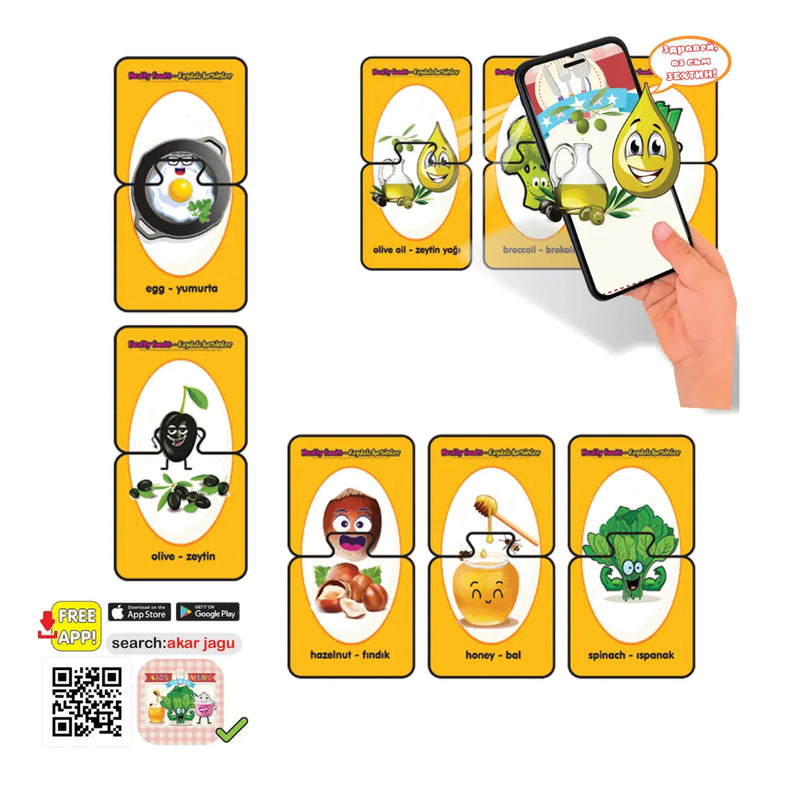 Говорещ пъзел Здравословна храна MAXI