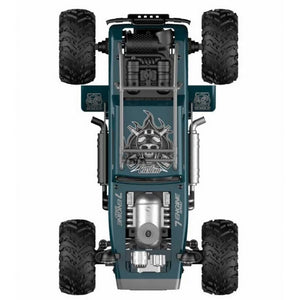 Джип с дистанционно 4x4 Crazon с димен ефект (син)