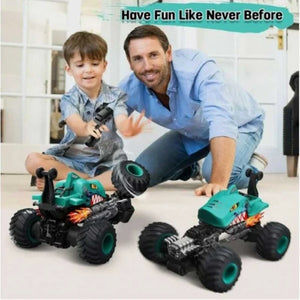 Офроуд кола с дистанционно RC 1:16 със въртящи се предни колела