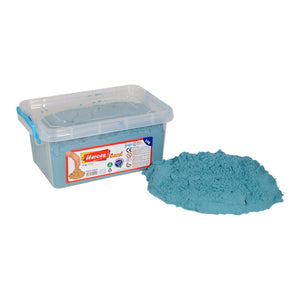 Син кинетичен пясък 3 кг кутия Heroes