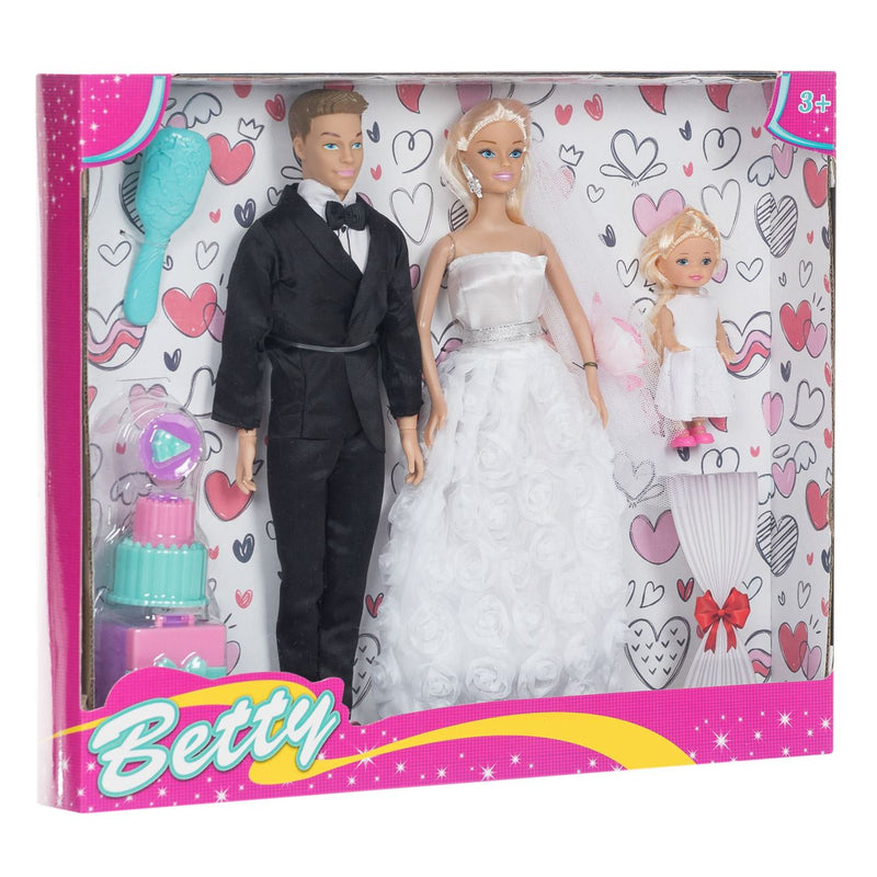 Сватбен комплект кукли Betty с булка
