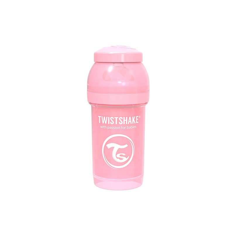 Шише за бебета против колики Twistshake 330 мл. розово