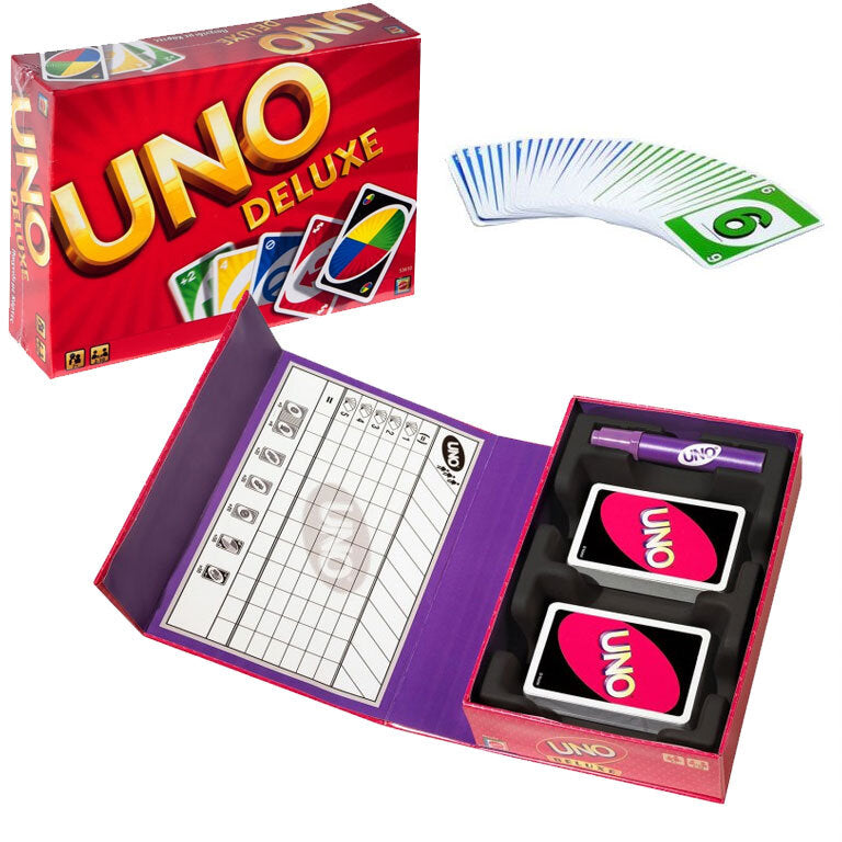 UNO Deluxe – Класическата настолна игра в луксозна опаковка от Mattel