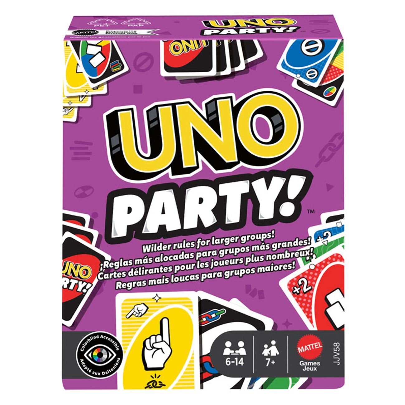 UNO Party! Настолна игра с карти от Mattel
