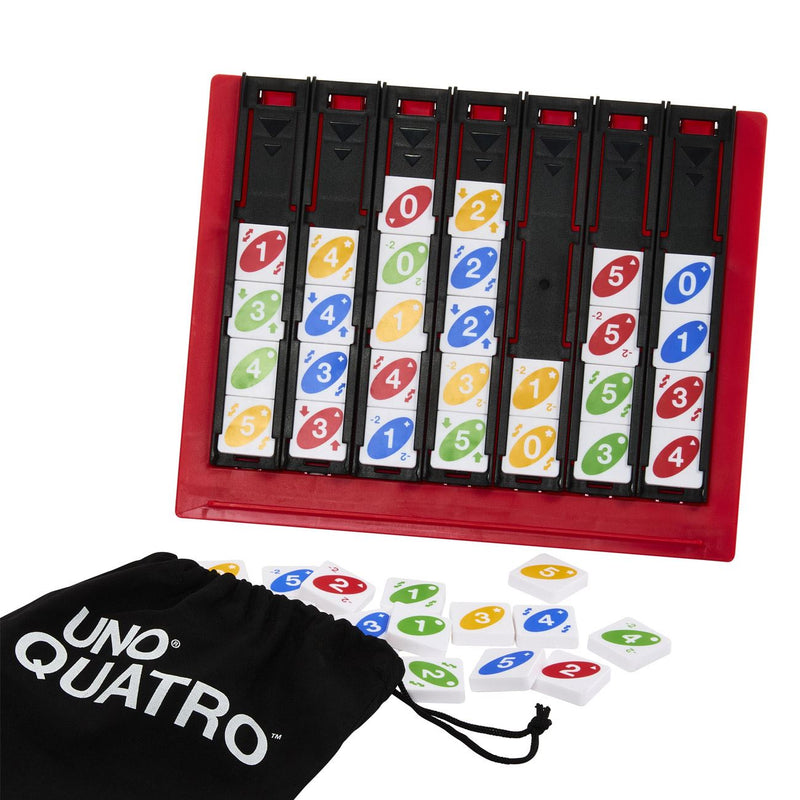 UNO Quatro – Стратегическа настолна игра „четири подред“ с UNO елемент