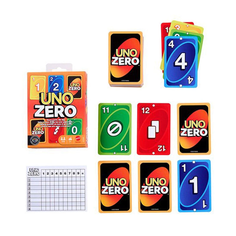 UNO Zero! Настолна игра с карти от Mattel