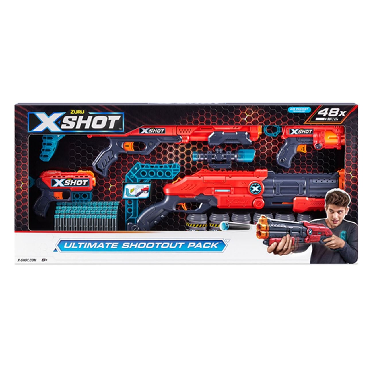 X-Shot Ultimate Shootout Pack – комплект оръжия